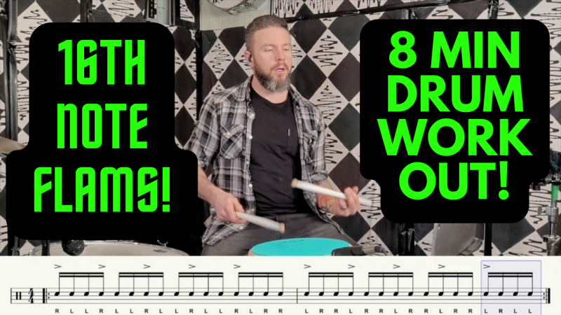 8 Minute Drum Play Along